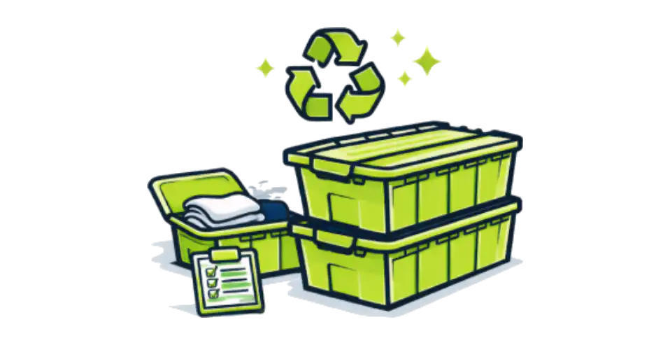 Reusable Moving Bin Service