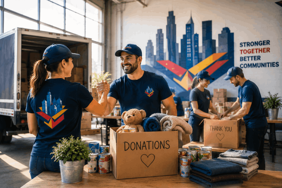 What Giving Back Means to the Team at Coffey Bros Moving